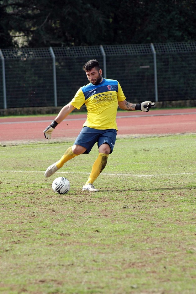 Angelo Stefanini, portiere del Calcio Sezze