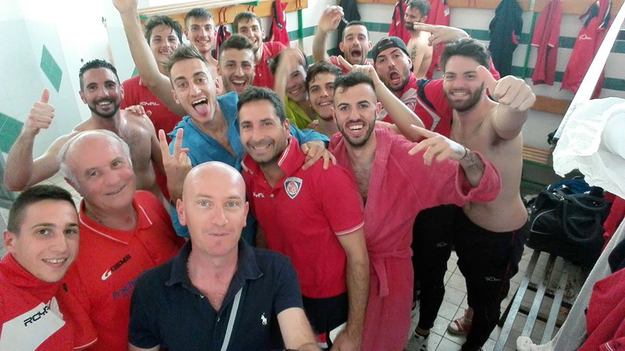 Hermada esulta a fine gara