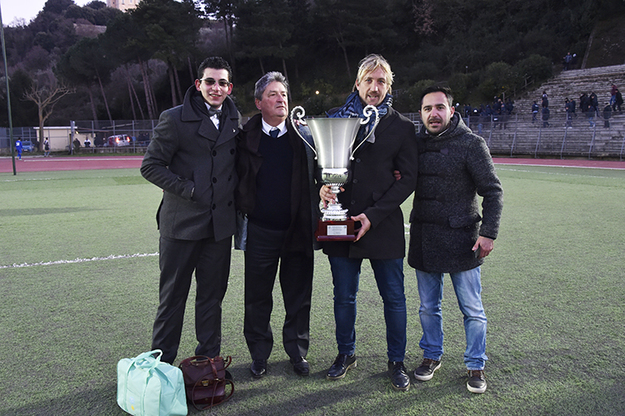 Da sinistra: Umberto Camerini, Bruno Camerini, Cristiano Gagliarducci e Giorgio Tomei