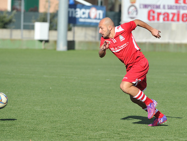 Diego Tornatore, bomber del Città di Ciampino Foto © Laura Del Gobbo