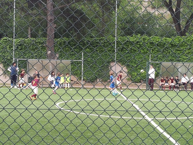 Uno scatto del match