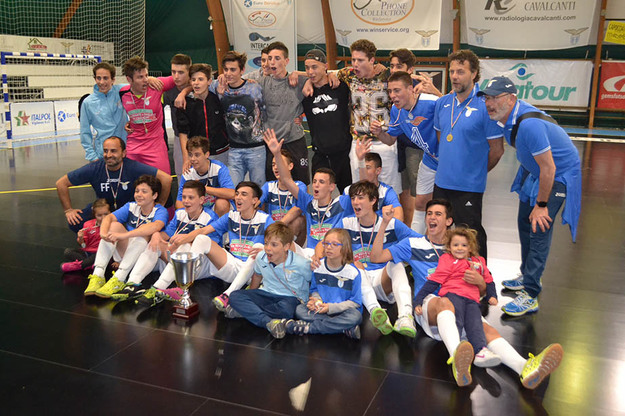 Il trionfo della Lazio Calcetto