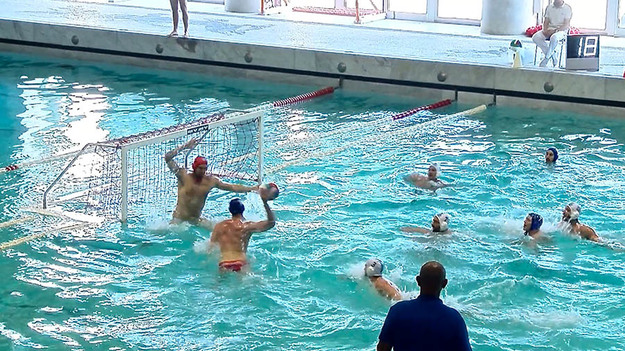 Uno scatto del match