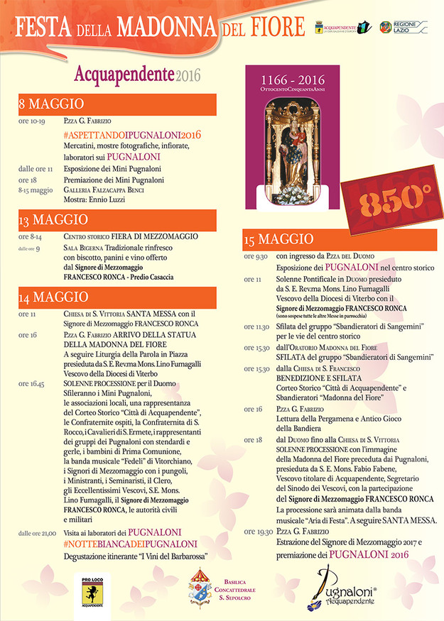 Il programma dell&apos;edizione 2016