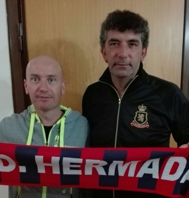A sinistra il ds Marchiori, a destra mister Ramazzotto