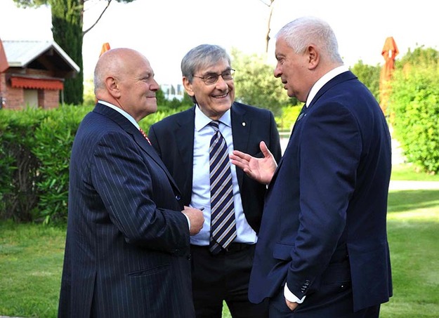 Da sinistra: Raffaele Minichino, Felice Pulici e Nuccio Caridi Foto © Pioli
