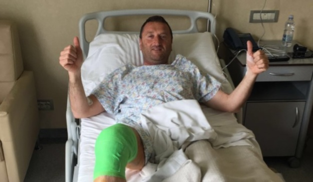 Gianni Patrizi dopo l&apos;intervento (foto Vi.Va. Calcio)