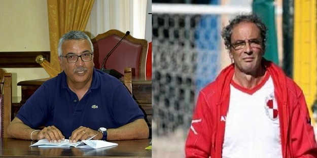 A sinistra l&apos;assessore allo sport di Gaeta, Luigi Ridolfi, a destra il presidente Mario Belalba