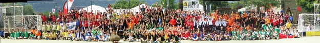 Foto di gruppo al Bee Happy