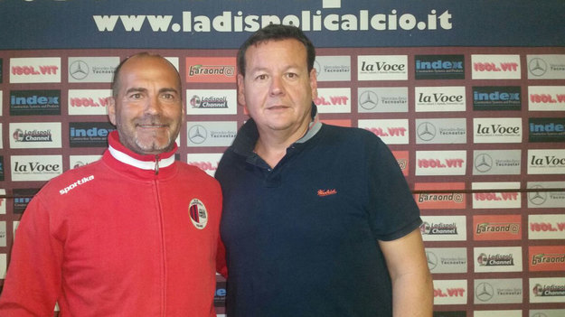 Bosco con il ds Nista ©US Ladispoli