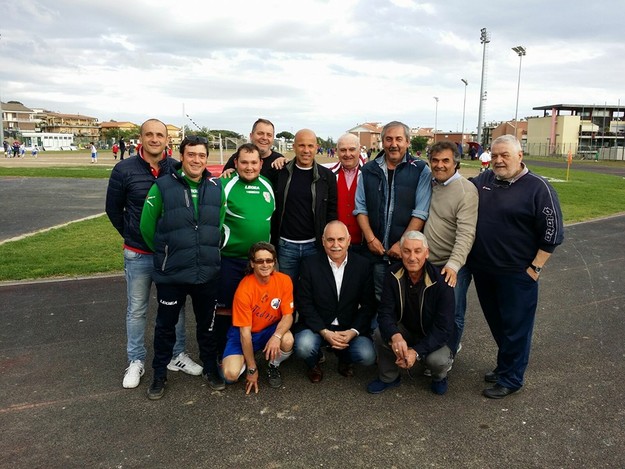 Lo staff insieme al c.t. Di Biagio