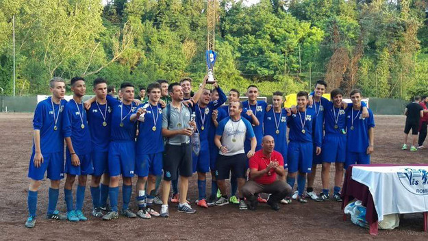 La Fortitudo durante la premiazione