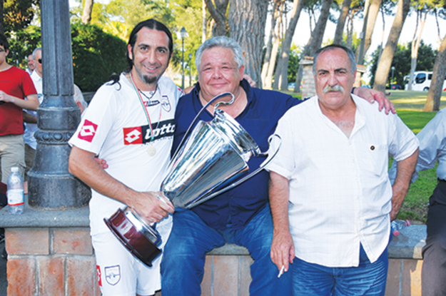 Da sinistra Paolo Testa, Giampiero Guarracino e Massimo Testa © US Tor di Quinto