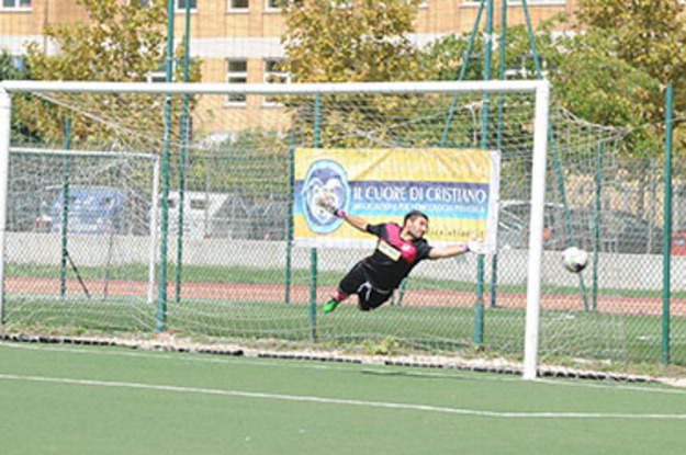 Alessandri, portiere dell&apos;Eretum Monterotondo @ Del Gobbo