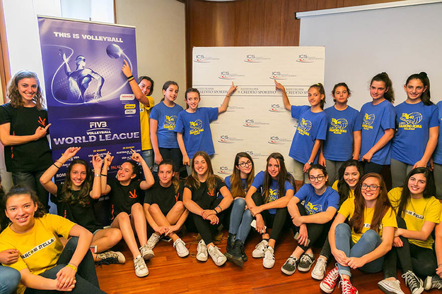 Le ragazze del Marconi Stella, Giro Volley e Diamond (©Torcivia/Fipav Lazio)