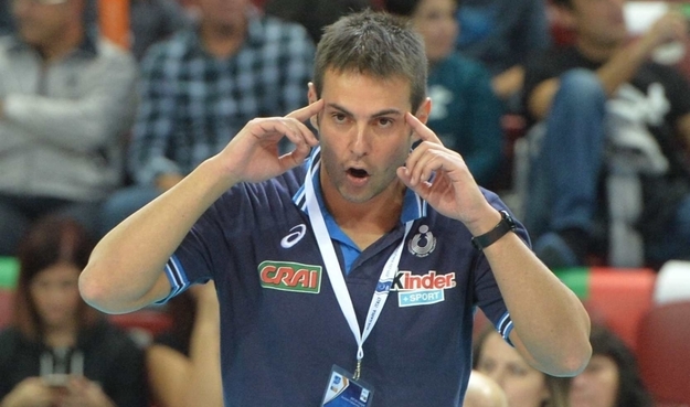 Il ct dell&apos;Italia Blengini (Foto © Federvolley)