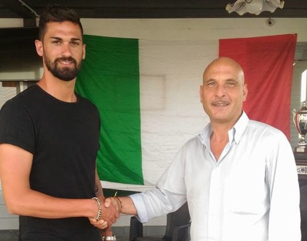 Patacchiola con il ds Olimpieri