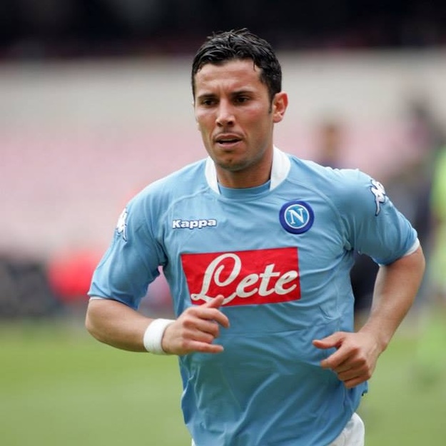 Ivano Trotta con la maglia del Napoli