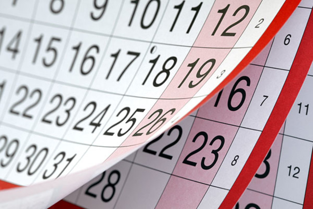 Le date della prossima stagione