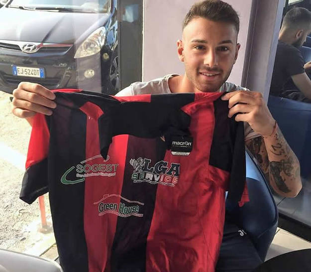 Valerio Copponi con la maglia