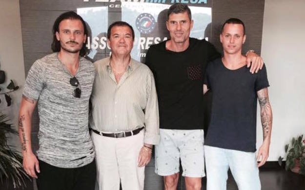 Da sin: Federici, De Santis, Bianchi e Castellano