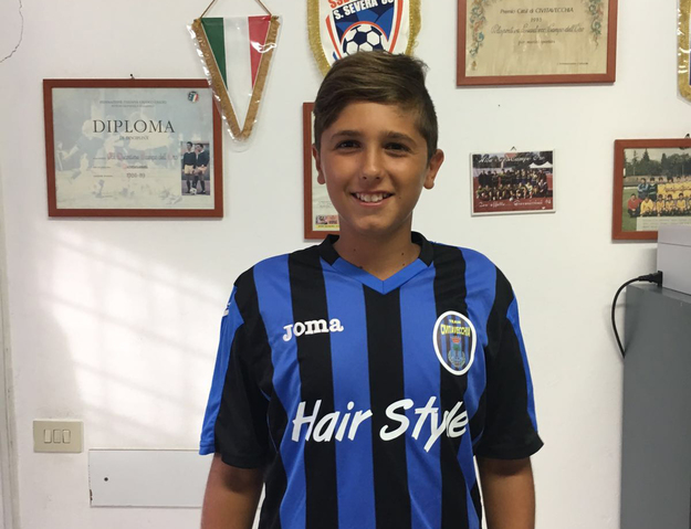 Lorenzo Sistilli in maglia nerazzurra