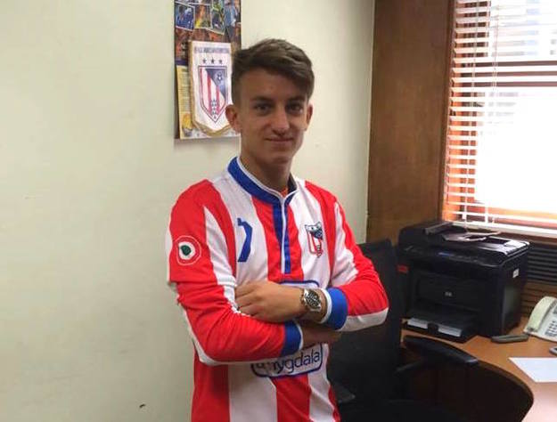 Panetta con la maglia dell&apos;Audace