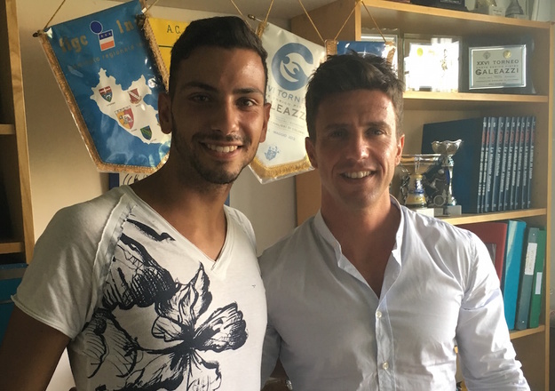 Manolo Ruggero con il ds Delieto