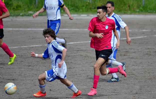 Scaramozzino con la maglia del Santa Severa (foto Necci)