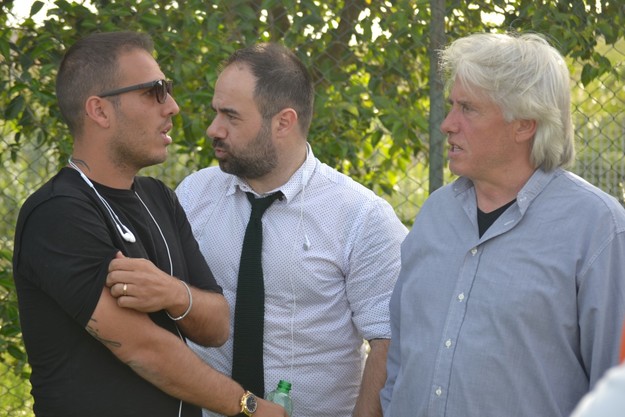 Da sinistra: Dantimi, Michesi e De Santis