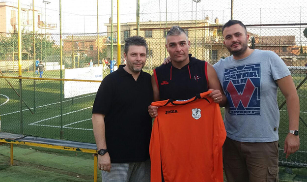 Piciucchi con la nuova maglia