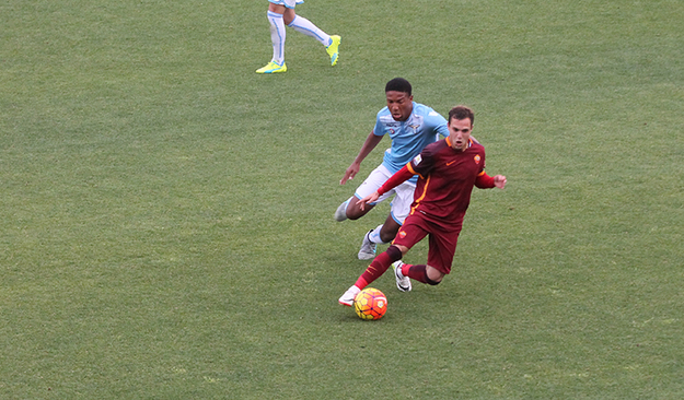 Folorunsho in azione durante il derby di ritorno (foto ©De Cesaris)