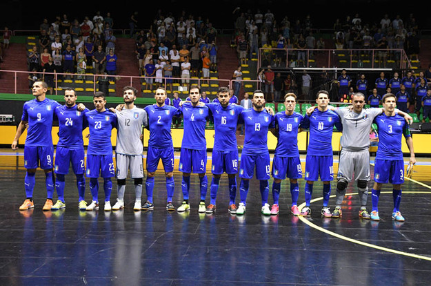 La nazionale italiana (© Cassella/Divisione Calcio a 5)