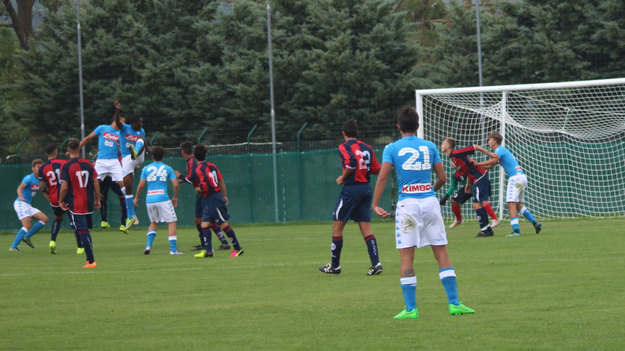 Uno scatto dell&apos;amichevole del Ladispoli con il Napoli ©US Ladispoli