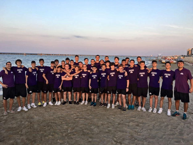 Uno scatto durante il camp di Rimini del Lido di Roma