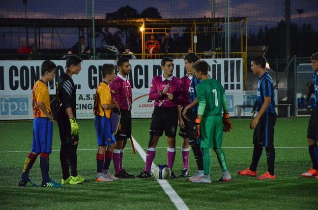 La finale della prima edizione con Inter e Barcellona