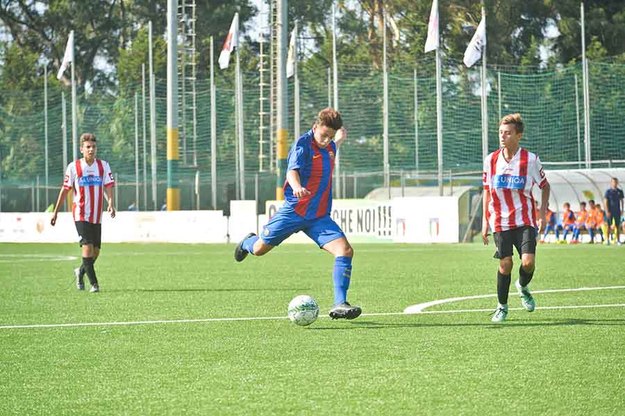 Goleada del Barcellona sul Renato Curi