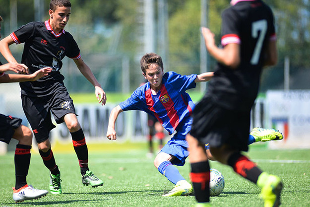 Cinquina blaugrana sugli umbri