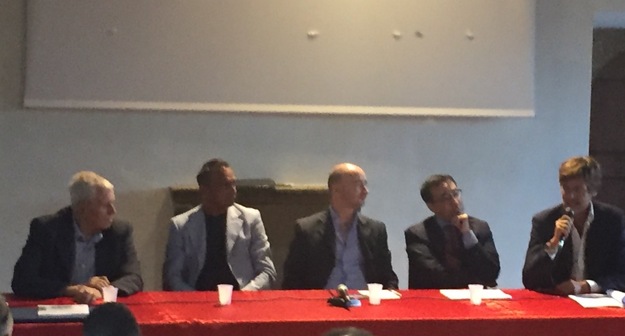 Il tavolo dei protagonisti della presentazione