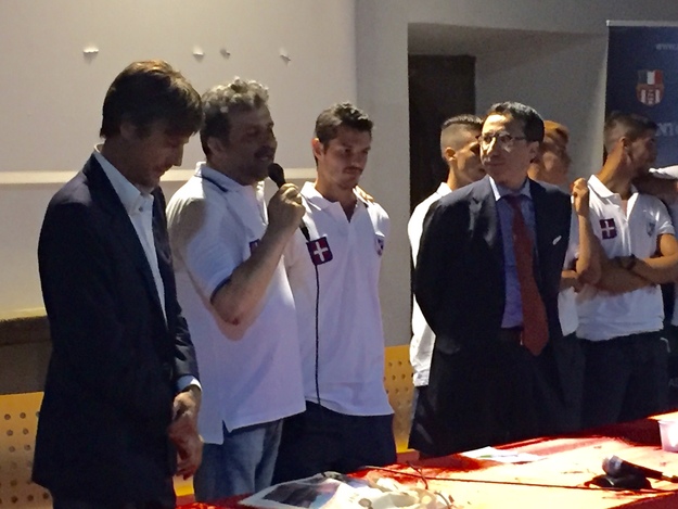 Un momento della presentazione dell&apos;Audace