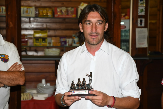 Andrea Persia con il suo premio (foto Lori)