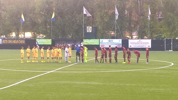 L&apos;inizio del match