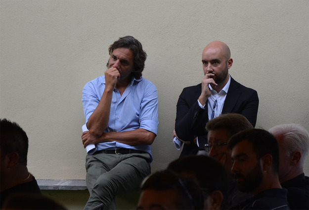 Da sinistra il dg Mestichella e il presidente Vinci
