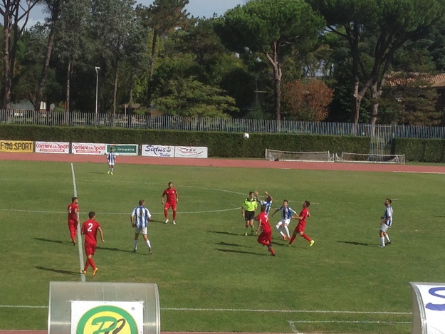 Uno scatto dal match