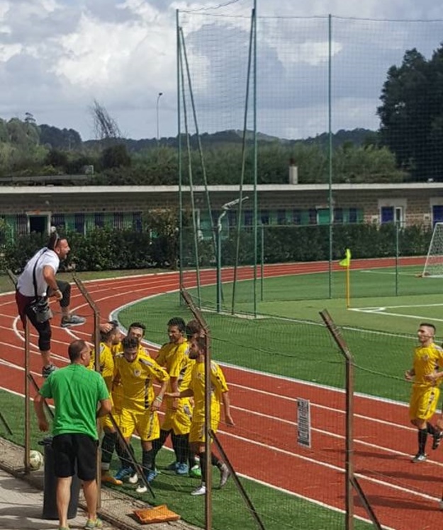 Esulta il Capranica (foto Facebook)
