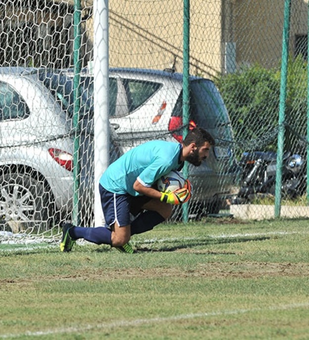 Bravetti, portiere del Tivoli (foto Del Gobbo)