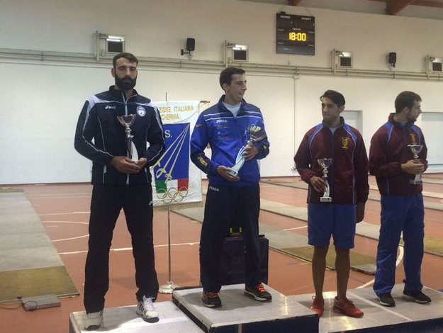Qualificazione regionale Spada maschile Tullio De Santis (fiamme Azzurre - Lazio Scherma) 2° classificato