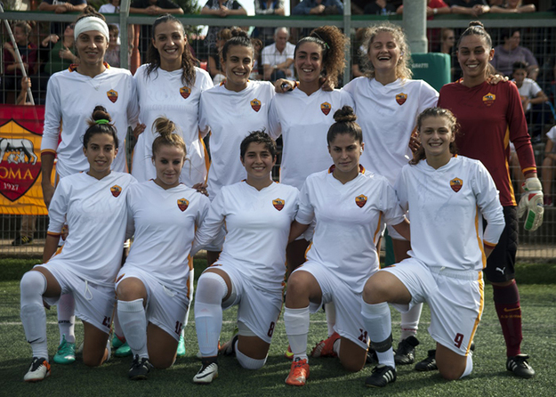 La formazione della Roma ©Grazia Menna