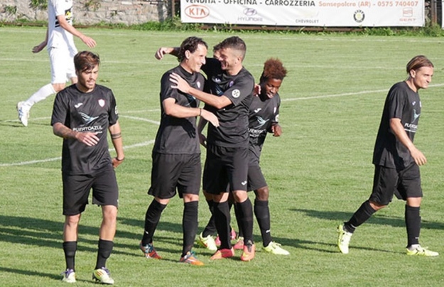 Monterosi, l&apos;esultanza di Gurma ©monterosifc.com