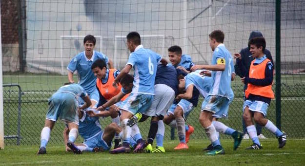La Lazio esulta dopo il gol vittoria all&apos;Inter © Facebook